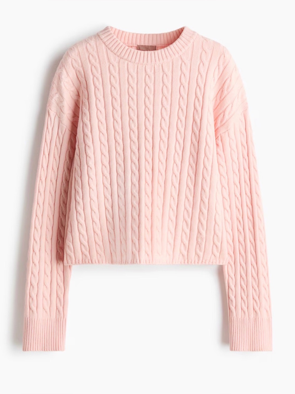 CABLE-KNIT SWEATER